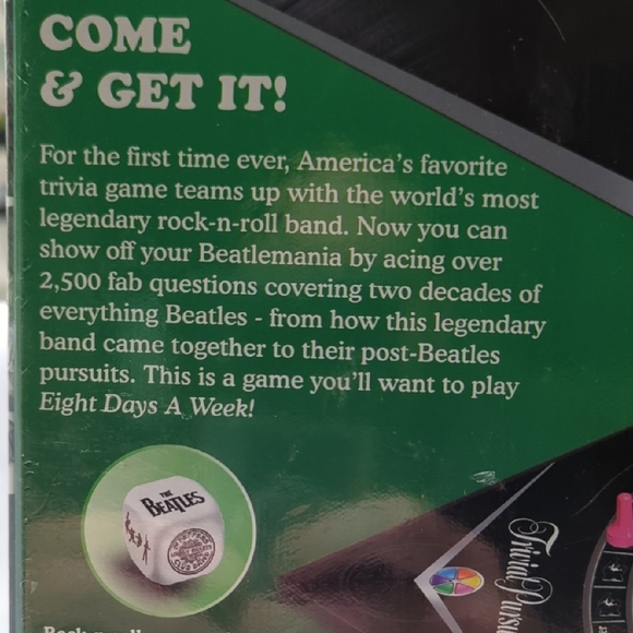 The Beatles Collectors Edition Board Game/ TRIVIAL PURSUIT!! Amazing And New!!! - Picture 5 of 9